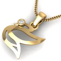 avsar Chetana 14kt Yellow Gold Pendant image 3