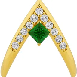 NIPURA Nipura 925 Sterling Silver 18kt Gold-plated CZ Twist Adjustable Vanki Ring Cubic Zirconia Silver ring-picture-19