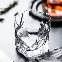 okechuku (Pack of 2) Barware Glasses for Scotch Mixed Drinks, Wine, Bourbon, Juice Water and Cocktail Glass Set Water/Juice Glass image 5