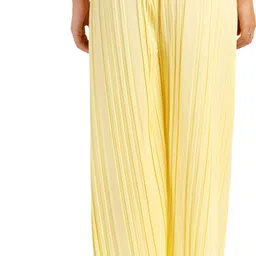 irha Pack of 3 Women Regular Fit Multicolor Viscose Rayon Trousers image 2