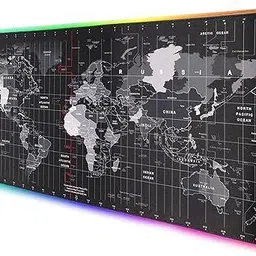 ENTWINO RGB Gaming Pad with LED Lighting & 6 Buttons Gaming Mouse Non Slip Base Mousepad image 2