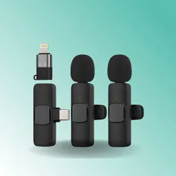 sacro K9 Dual Wireless Mic WithCollar Microphone for YouTube &Live Voice RecordingL84 Microphone-picture-17