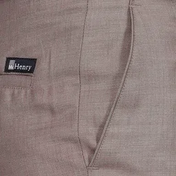mchenry Men Regular Fit Beige Viscose Rayon Trousers image 5