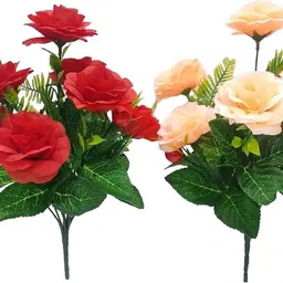 saf Red Rose Artificial Flower-picture-28