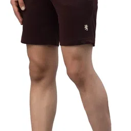 red tape Solid Men Maroon Sports Shorts image 2