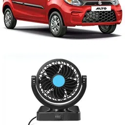 zplusacc DOUBLE Car Fan 12v 360 Head 2 Speed Optimization For UNIVESAL CAR FF-8 Car Interior Fan-picture-12