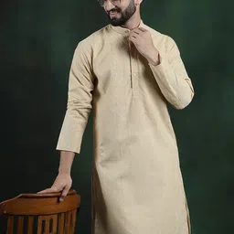 sojanya Men Self Design Pure Cotton Straight Kurta-picture-26