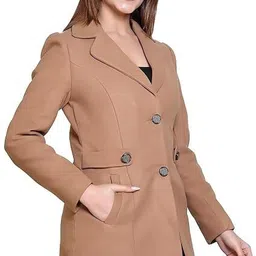 comfy sparrow WOOL BLEND Coat For Women image 5