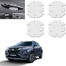 pahwaal Car Door Scratch Protection finger guard (PU) Transparent for Fronx_A11 Car Grab handle-picture-10