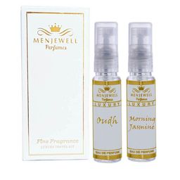 Menjewell Luxury Set of Morning Jasmine & Oudh Eau De Parfum - 10 ml each-picture-47