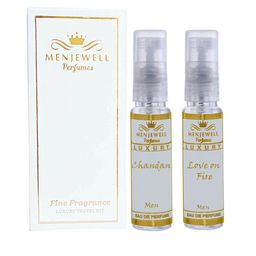 Menjewell Luxury Set of Love On Fire & Chandan Eau De Parfum - 10 ml each-picture-0