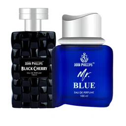 JOHN PHILLIPS Mr Blue & Black Cherry Set Of 2 Long Lasting Eau De Parfum 100 ml Each-image-23