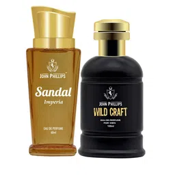 JOHN PHILLIPS Set Of 2 Eau De Parfum - Sandal Imperia 60ml & Men Wildcraft 100ml-image-42