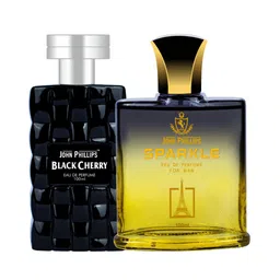 JOHN PHILLIPS Black Cherry & Sparkle Set Of 2 Long Lasting Eau De Parfum 100 ml Each-picture-12