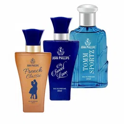 JOHN PHILLIPS Set of 3 EDP - French Classic + My Sweet Love + Tomm Sportz - 60ml Each-picture-15