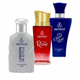 JOHN PHILLIPS Set Of 3 London In Style -  Magic Rose & My Sweet Love - 60ml Each-picture-19