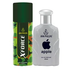 JOHN PHILLIPS Set Of 2 Apple Perfume & X Force Deo image 1