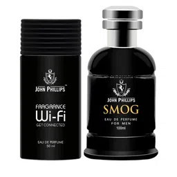 JOHN PHILLIPS Set of 2 Eau De Parfum - Fragrance Wifi 50 ml & Men Smog 100 ml-image-37