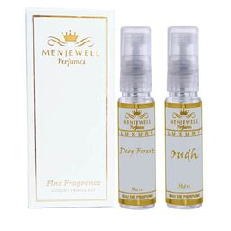Menjewell Luxury Set of Deep Forest & Oudh Eau De Parfum - 10 ml each-picture-1