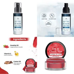 TNW the natural wash Tunnel of Love Lip & Cheek Tint - We Belong Together Body Mist image 2