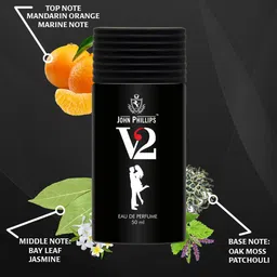 JOHN PHILLIPS Set of 2 Long Lasting Eau De Parfum - V2 50 ml & Manget 60 ml image 4