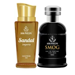 JOHN PHILLIPS Set Of 2 Eau De Parfum - Sandal Imperia 60ml & Men Smog 100ml-picture-15