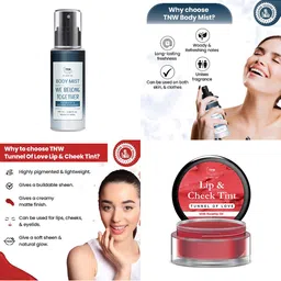 TNW the natural wash Tunnel of Love Lip & Cheek Tint - We Belong Together Body Mist image 3