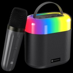 PORTRONICS Dash 3 16W Portable Bluetooth Speaker (5 Magic Voice Effects, Black)-picture-10
