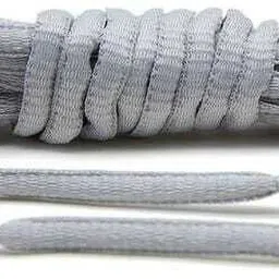 zeepzone 6 Pair Gray Round Oval Shoes laces Athletic Shoe Laces for Sport/Running Shoes Shoe Lace image 5