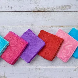 Sofex Embossed Paw Print Handkerchief – Soft, Stylish & absorbent, and gentle on skin ["Multicolor"] Handkerchief image 2