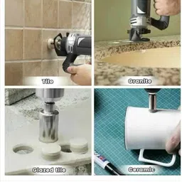 aster 2 PCS 6mm Diamond Hole Saw Drill Bit 2 PCS 6mm Diamond Hole Saw Drill Bit image 3