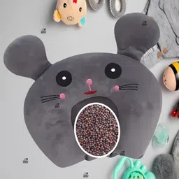 kotton candy Rai Pillow Velvet, Baby Head Shaping Takiya Soft Pillow Infant Mustard Seeds Toons & Characters Baby Pillow Pack of 1-picture-10