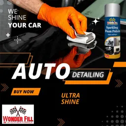 wonderfill Liquid Car Polish for Exterior, Dashboard, Bumper, Chrome Accent, Metal Parts, Windscreen, Tyres image 2