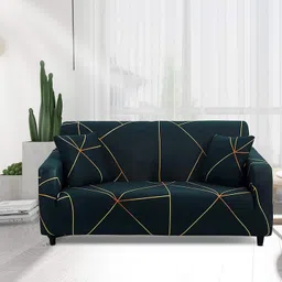smartfab Polyester 3 Seater Sofa Geometric Cover-picture-29