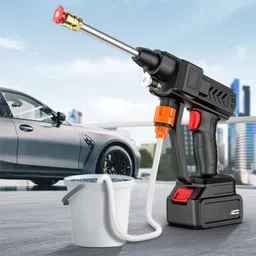 rexmon 12000mAh High Pressure Water Gun for Car Wash and Bike Cleaning with Nozzle Pressure Washer-picture-19