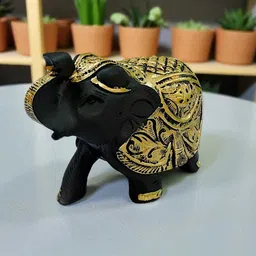 SMVDT AIRAVAT ELEPHANT SHOWPIECE HOME DECORATION LIVING ROOM GIFTING SET 1PC Decorative Showpiece - 10 cm-picture-17
