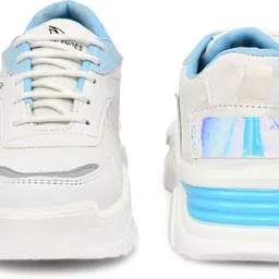 exson Women's Trendy Latest Lace Up High Quality Running Sports Shoes Canvas Shoes For Women image 4