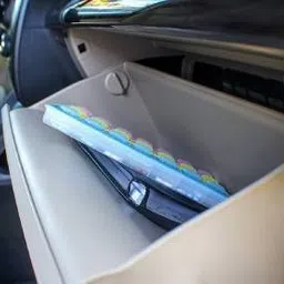 retail basket Storage Box for 7 Days, 4 Layer Pillbox 1 week Pill Medicine Tablet Case box Storage 28 Days Pill Box (Multicolor) Pill Box image 4