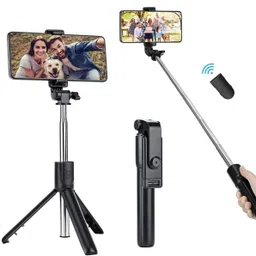 NKL Perfect Selfie Stick Extendable with Bluetooth Remote, Lightweight_71 Bluetooth Selfie Stick-picture-10