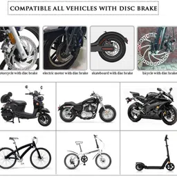 lovmoto Mini Bicycle Motorcycle Disc Brake Lock/ Disk Lock Security (Random Colors) 15 Disc Lock image 3