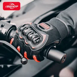 bsddp RIDING COLOR RED TOUCH SCREEN Riding Gloves image 3