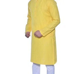 tsarina Men Cotton Blend Kurta Pyjama Set image 2