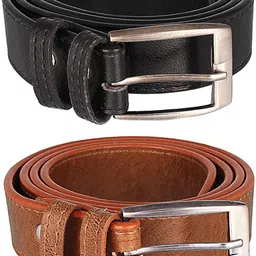 jaipuri art Men Casual Brown, Black Synthetic Belt-picture-14