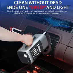 yearwin 6 in1 Car Battery Jump Starter, Tire Inflator, Vacuum Cleaner, Power Bank 1 ft Battery Jumper Starter image 5