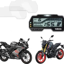 friendzon Speedometer Scratch Guard Protector for Yamaha YZF R15 V3, MT-15 (Pack of 2) Bike Crash Guard image 2