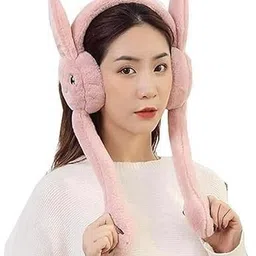 empoison Earmuffs Cute Plush Ear Warmers for Kids/Women & Girls Fluffy Premium for Winter Ear Muff image 4
