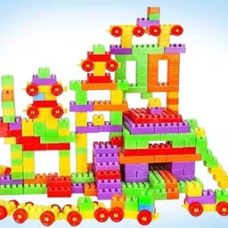 shringaar creation Kids Learning Toys Fancy DIY Building Plastic Blocks for 3+ Year _ (K5)-picture-21