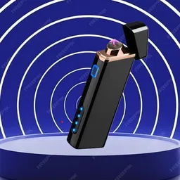 clairbell Cigarette Lighter Usb Rechargeable Lighter, Windproof Slim Coil Arc Lighter W470 Pocket Lighter image 1