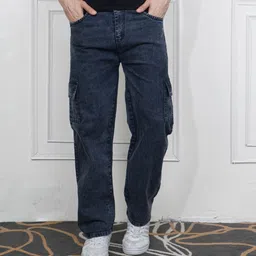 metronaut Men Loose Fit Mid Rise Grey Jeans image 1