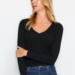 Trendyol V Neck Regular Top-image-66